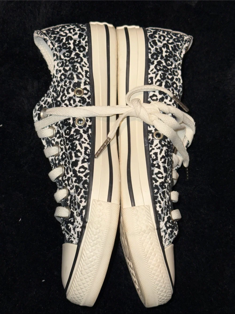 Converse Chuck Taylor All Star Low Top Leopard Sneakers Size W 7.5 / M 5.5 - Picture 12 of 14